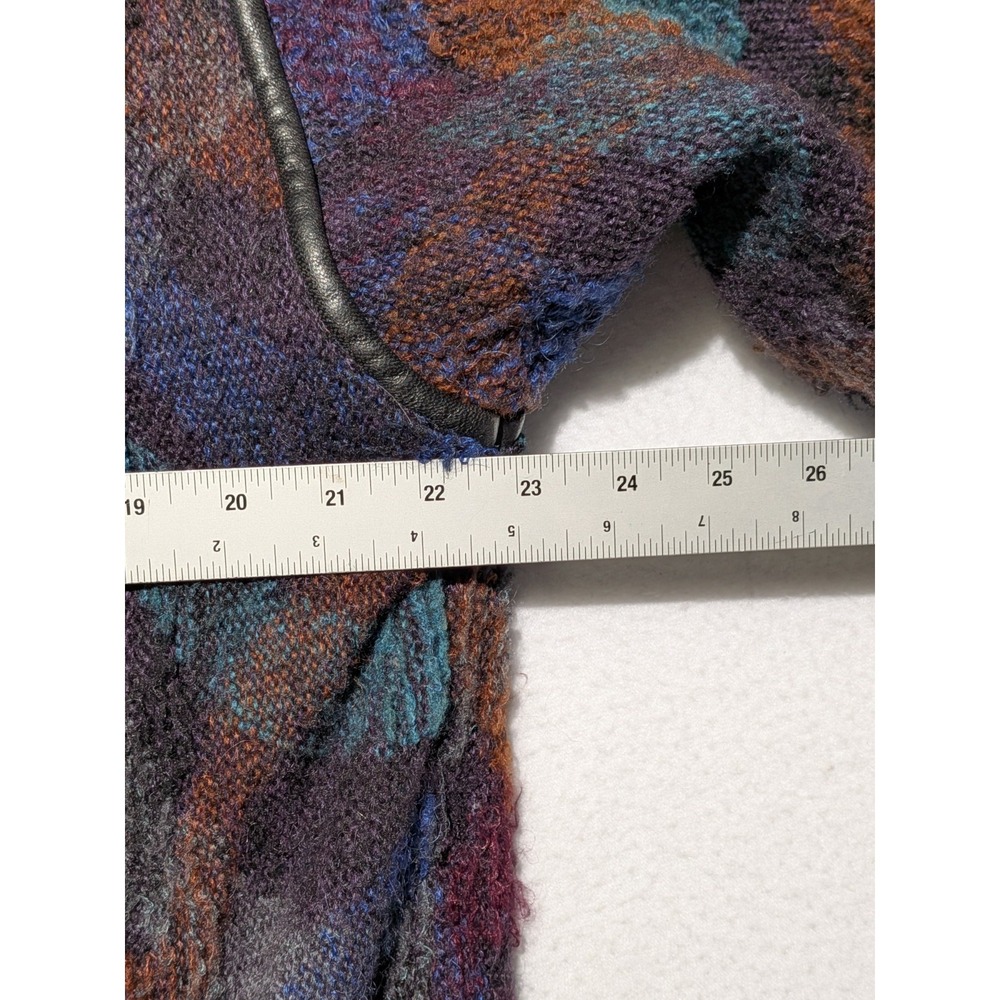 Vintage La Squadra Monte Carlo Mohair Cardigan Jacket Italy Abstract Knit... - Picture 10 of 16